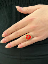 Repurposed CC Ring Red/Gold