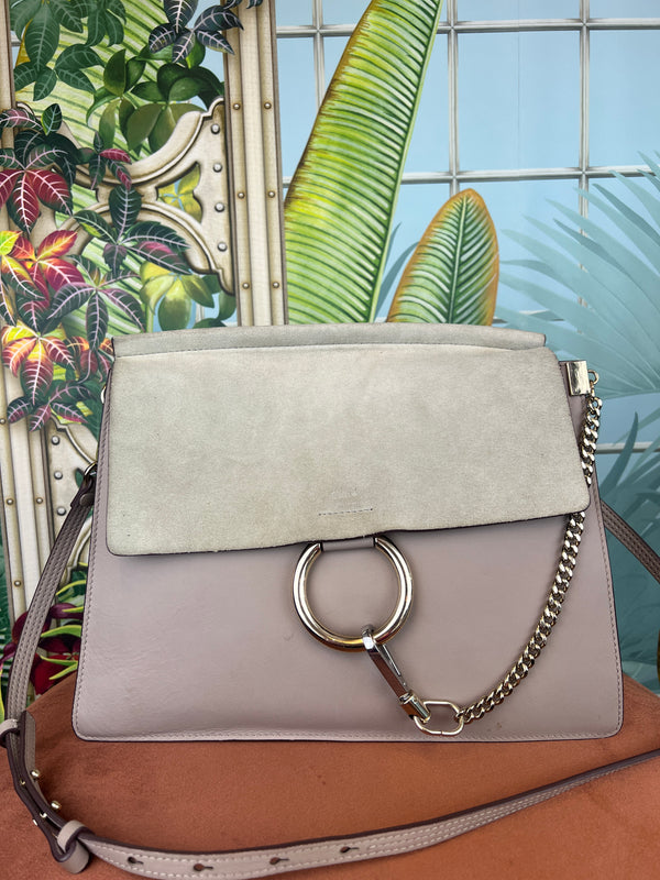 Chloé Faye bag beige