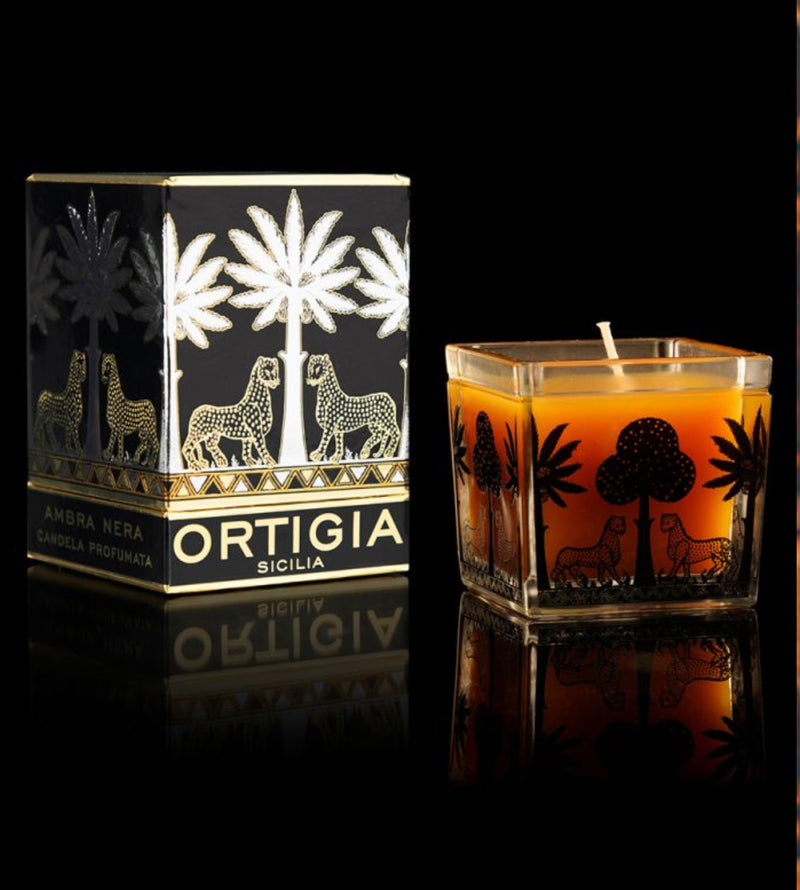 Ambra Nera Square Candle