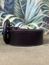 Burberry leather belt