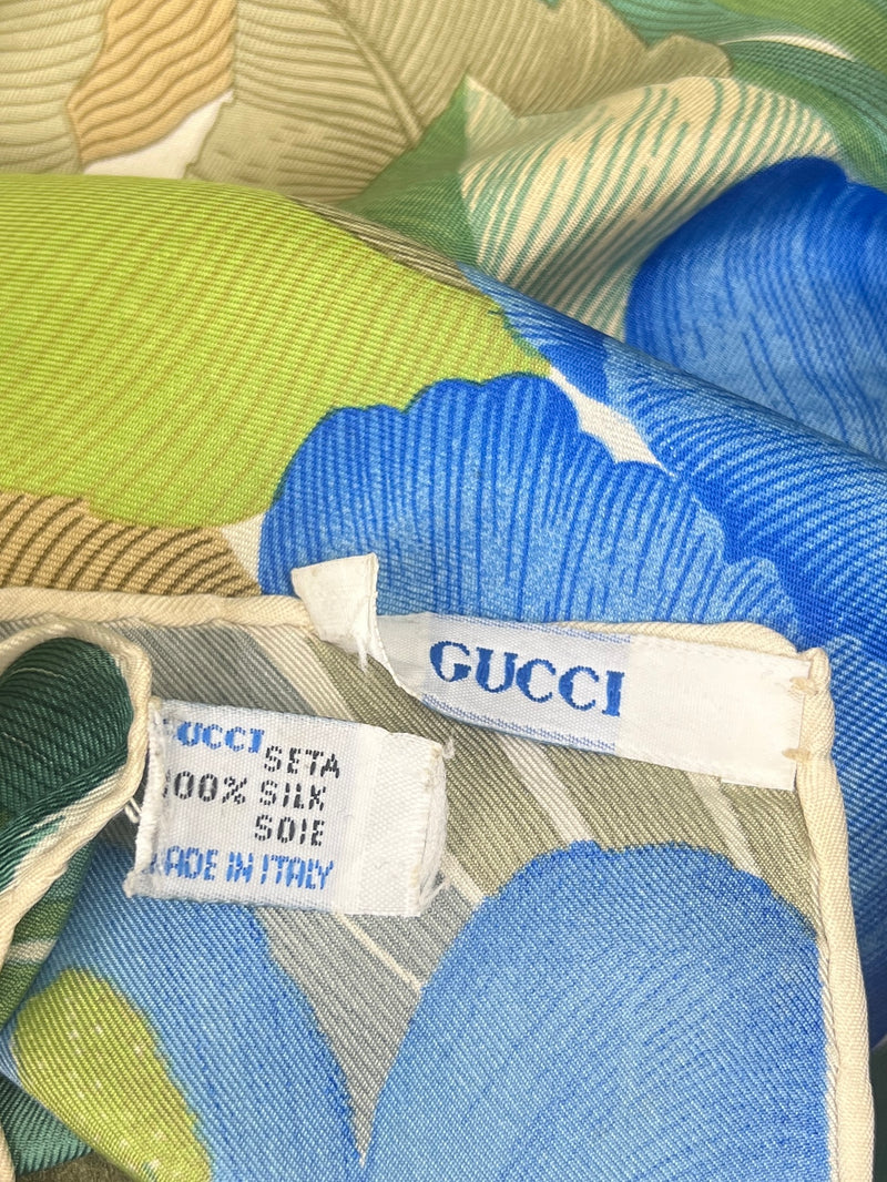 Gucci scarf jungle pattern