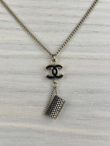 Chanel CC necklace with bag