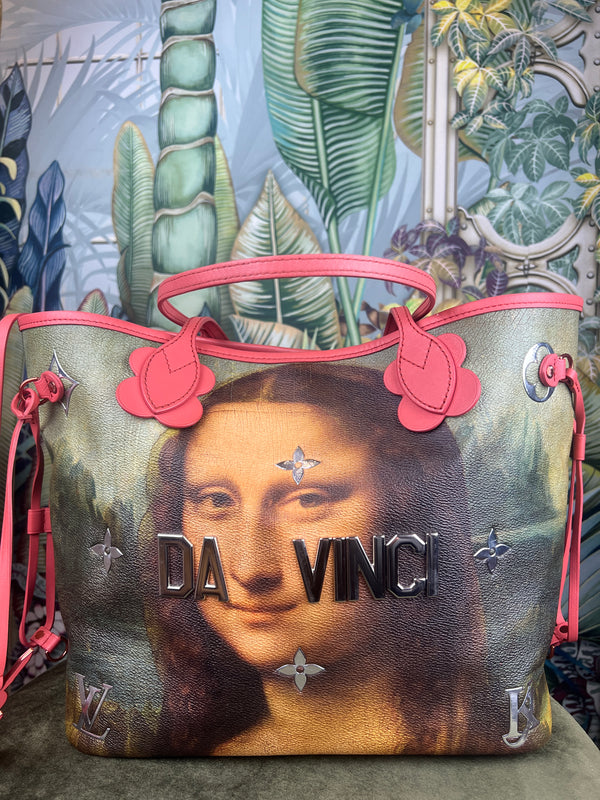 Louis Vuitton Neverfull Da Vinci Monalisa