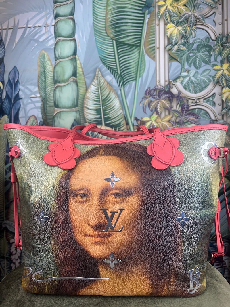 Vuitton Speedy Mona Lisa Louis Vuitton Bag Louis Vuitton X Jeff