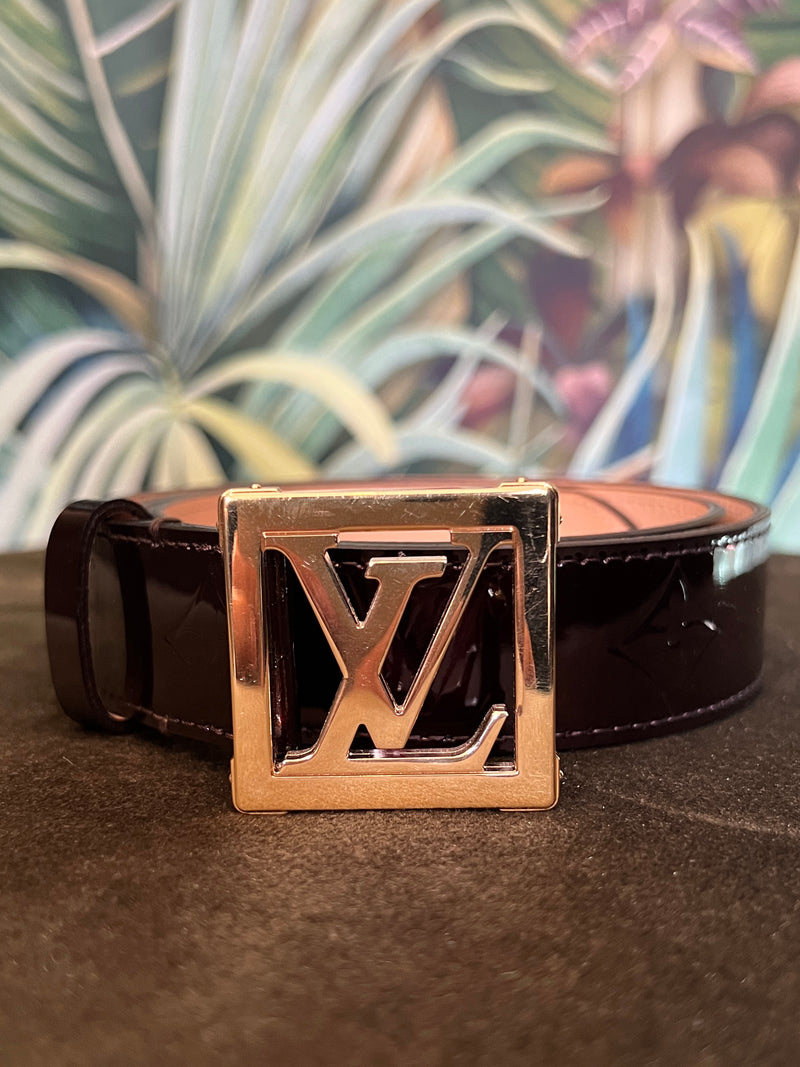 Louis Vuitton Citrine belt brown