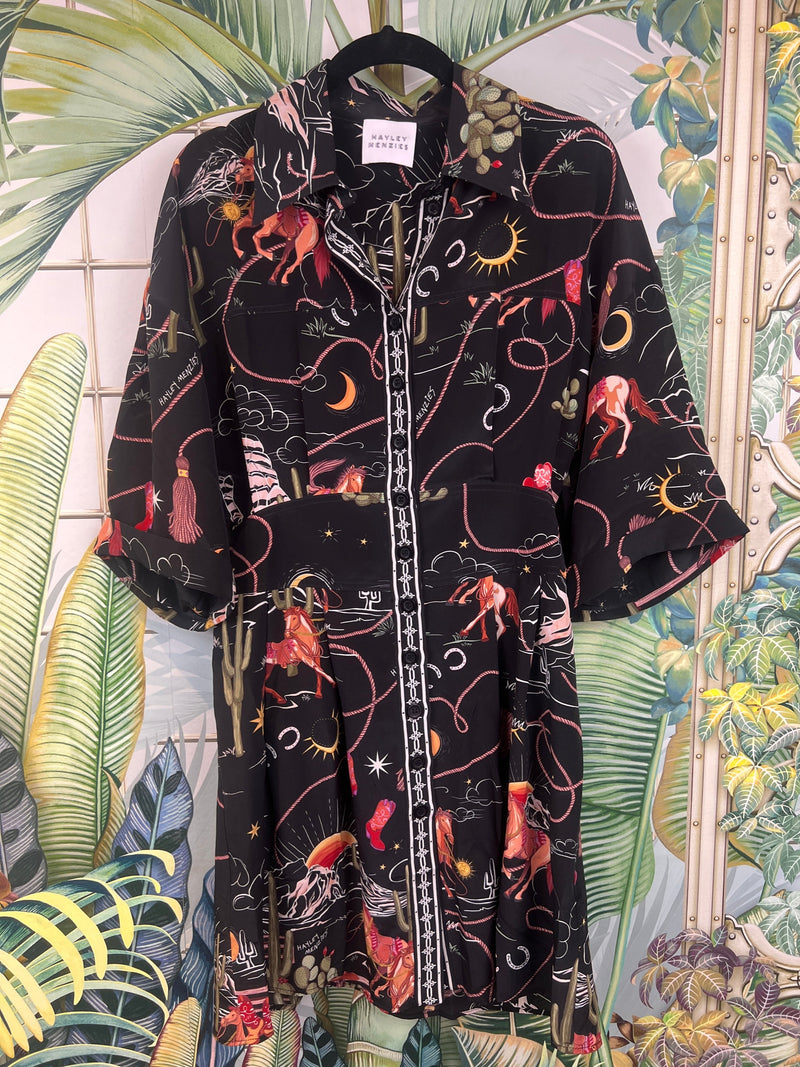 Sundance silk mini shirt dress – A Piece Lux