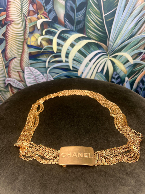 Chanel Belt gold chains