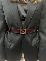 Louis Vuitton Citrine belt brown