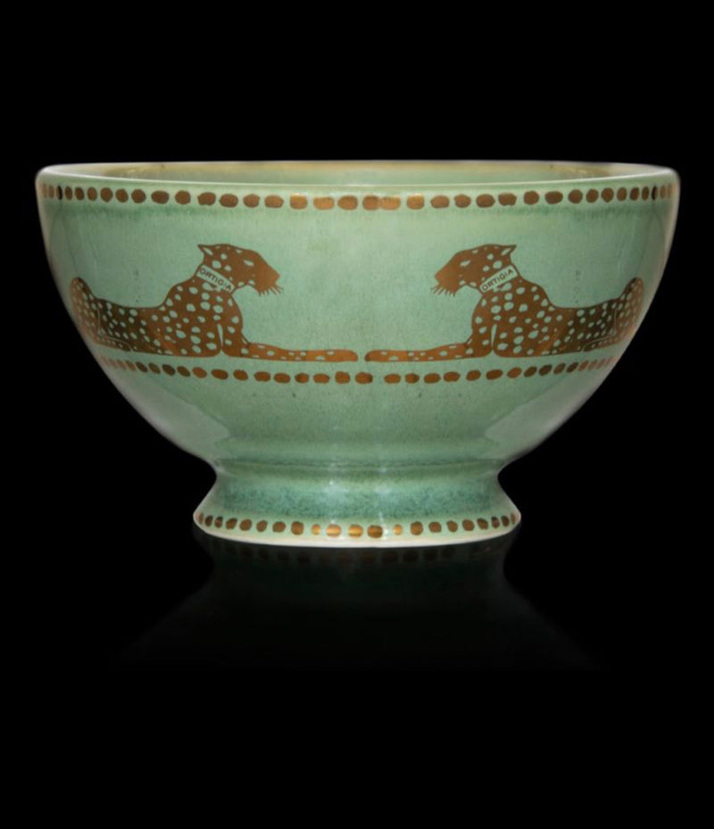 Large Green Ceramic Bowl