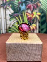 Yves Saint Laurent Arty ring pink/gold